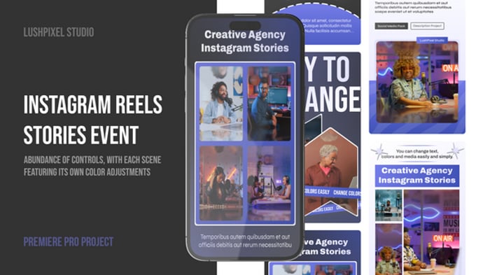 Instagram Reel App Promo Editable Video Templates Envato